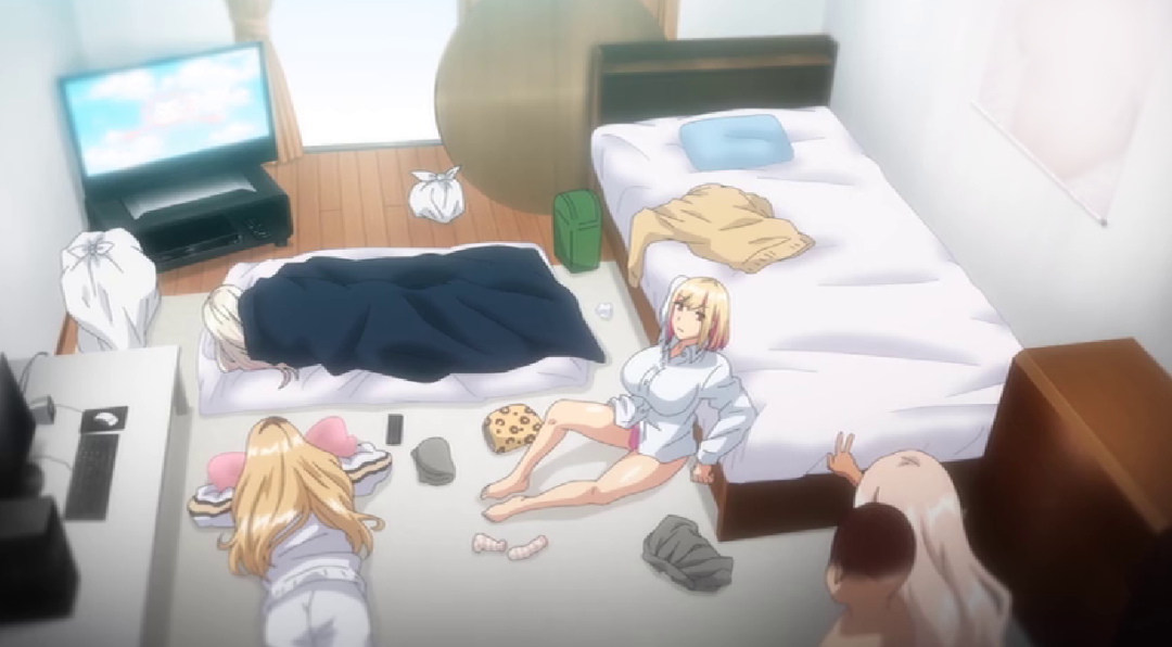 失业大叔的单身公寓，被4个辣妹用身体强行换得了居住权。