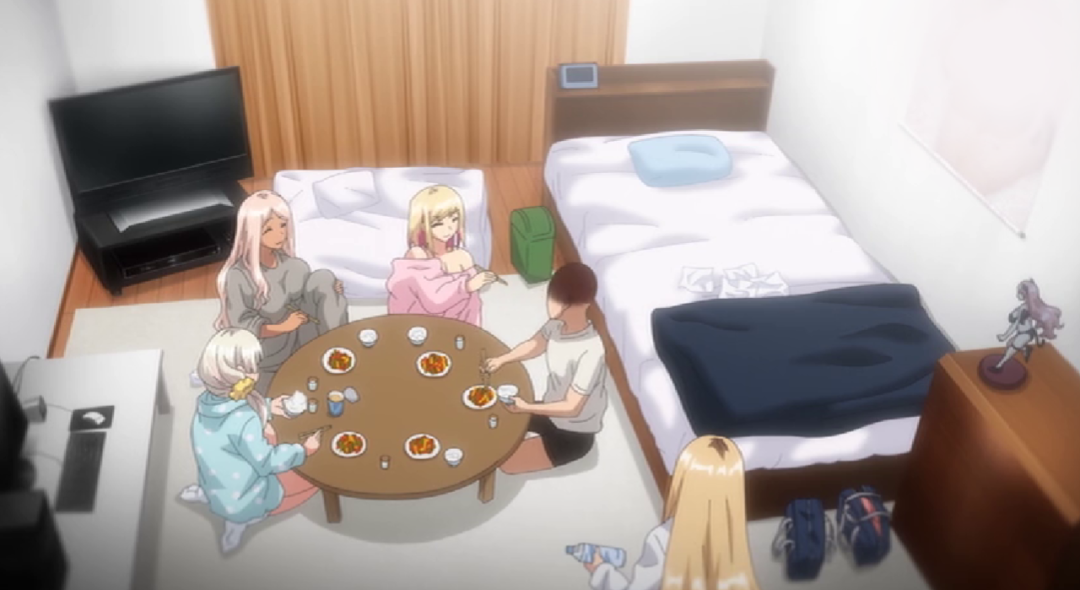 失业大叔的单身公寓，被4个辣妹用身体强行换得了居住权。